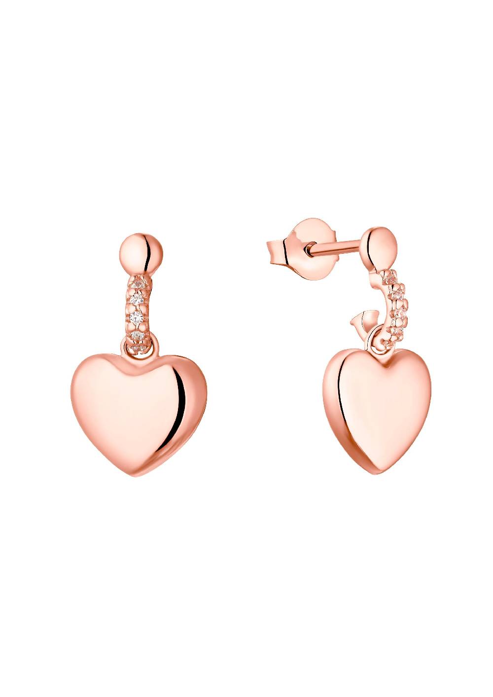 S.Oliver Ohrschmuck Rosévergoldet Aus Silber