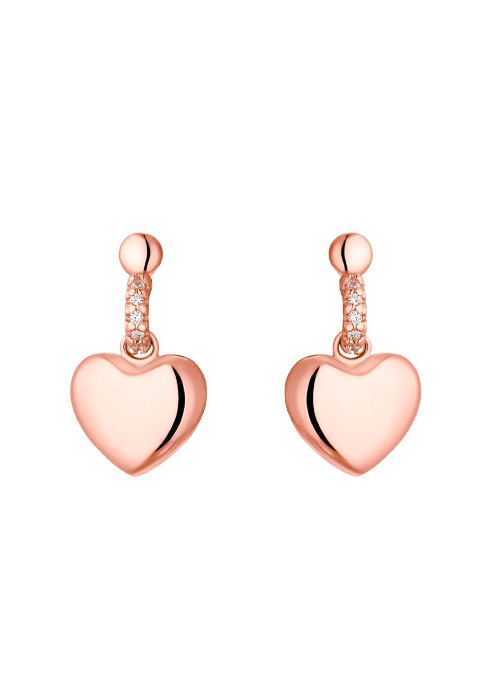 S.Oliver Ohrschmuck Rosévergoldet Aus Silber