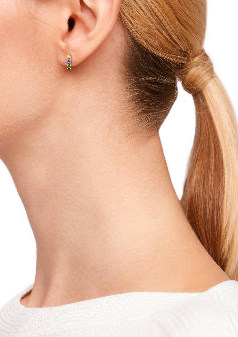 S.Oliver Ohrstecker Im Rainbow-Look