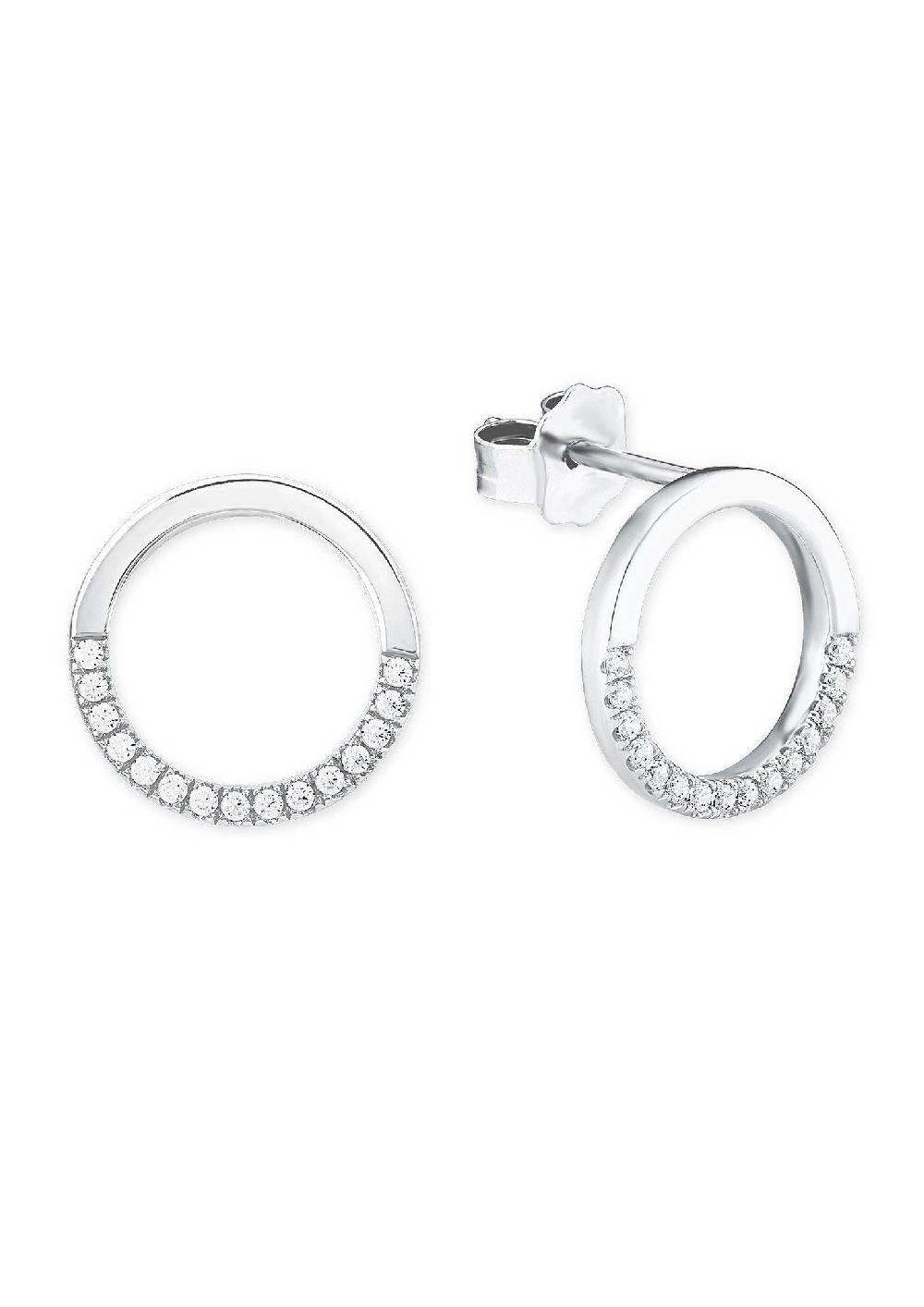 S.Oliver Ohrstecker Kreis Mit Zirkonia