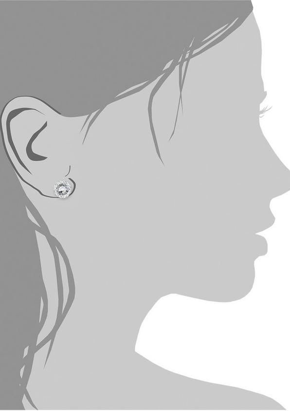 s.Oliver Ohrstecker mit edlem Kristallglas