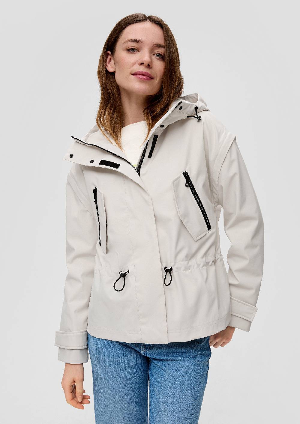 S.Oliver Outdoor-Jacke Mit Abnehmbaren Ärmeln
