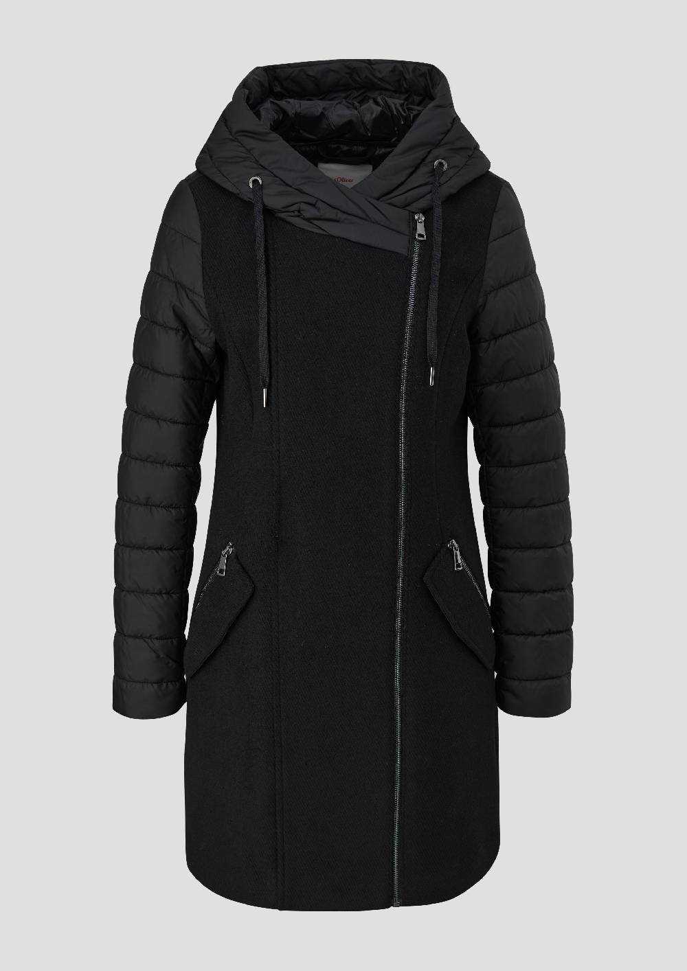 S.Oliver Outdoor-Mantel Aus Materialmix