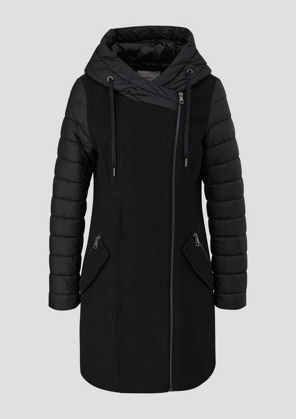 s.Oliver Outdoor-Mantel aus Materialmix