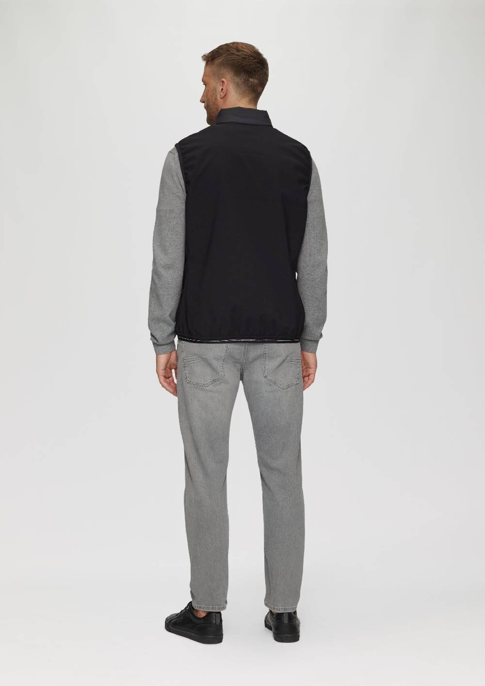 S.Oliver Outdoor-Weste Im Fabricmix