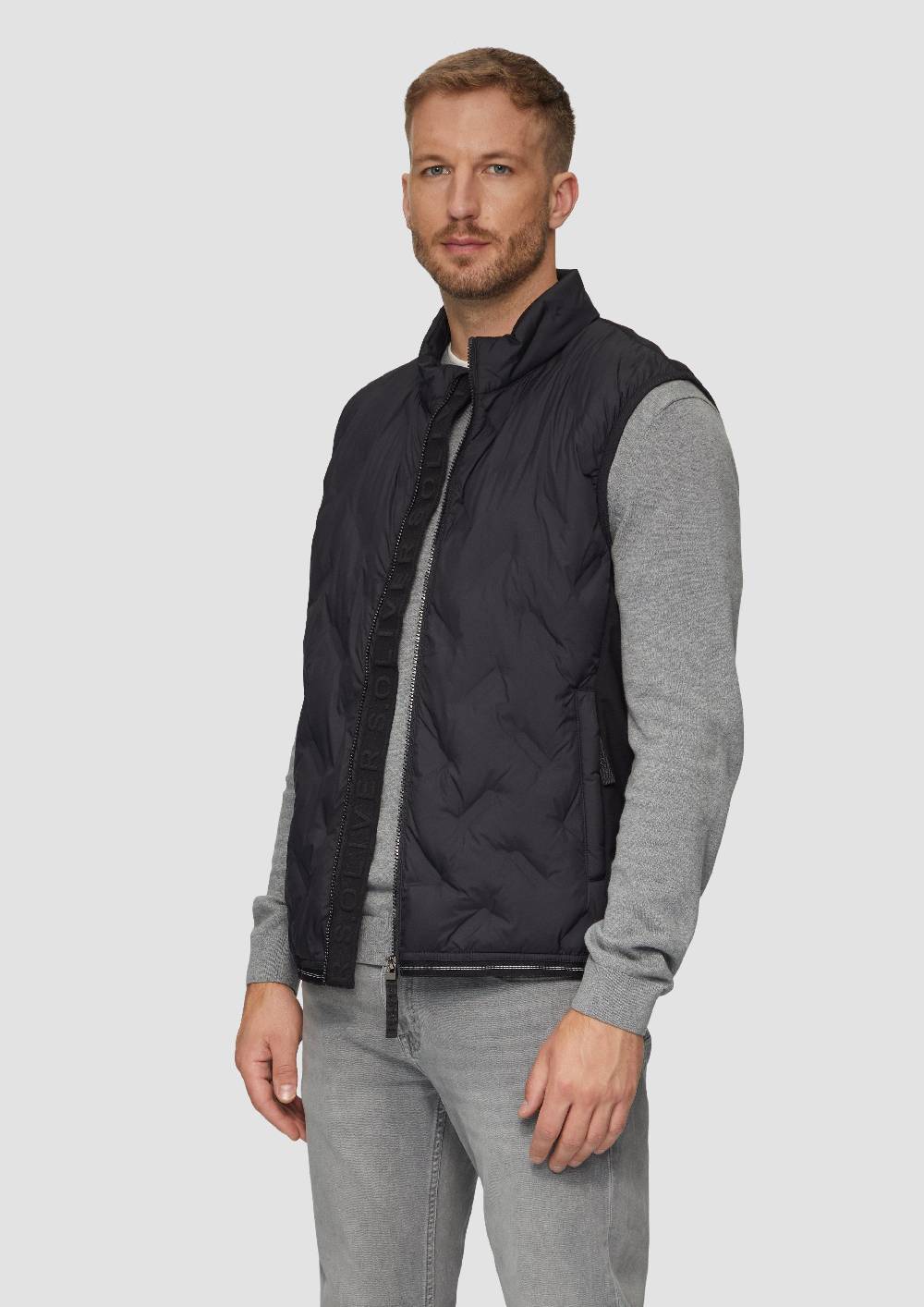 S.Oliver Outdoor-Weste Im Fabricmix