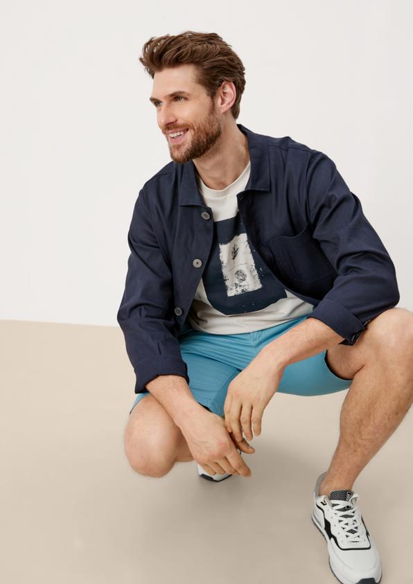 s.Oliver Overshirt aus Leinenmix