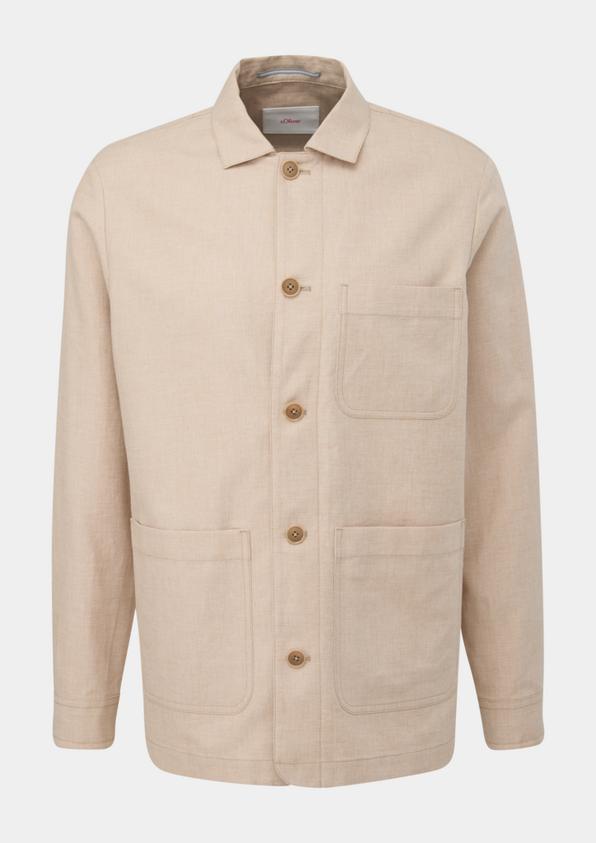 s.Oliver Overshirt aus Leinenmix