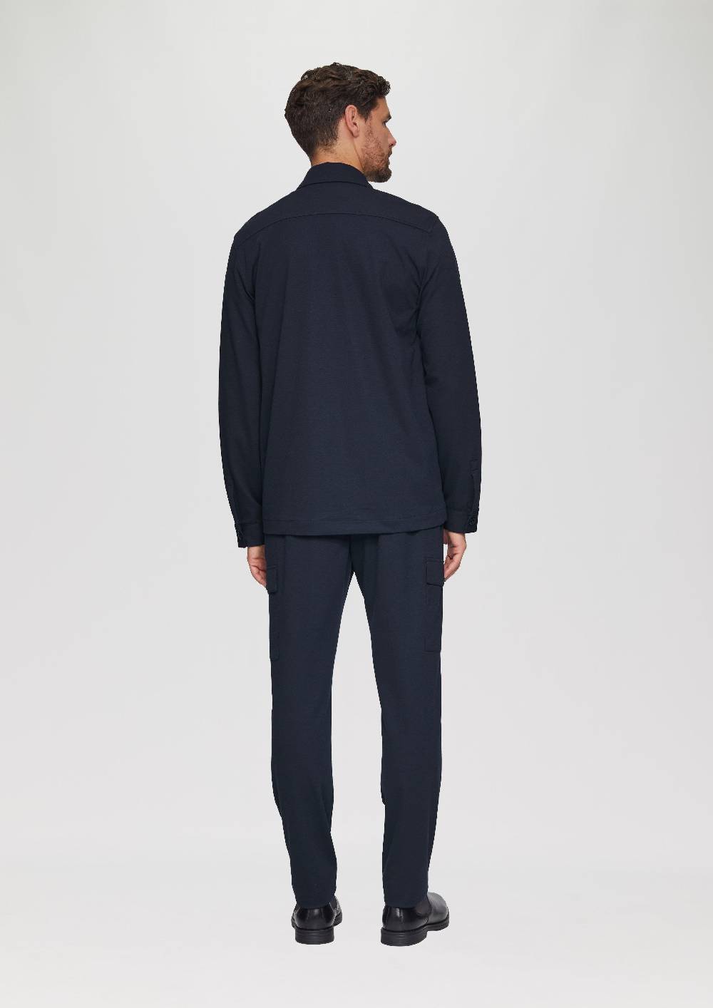 S.Oliver Overshirt Aus Piqué-Jersey