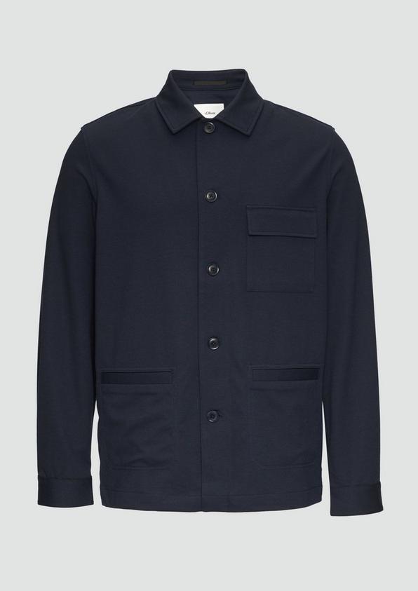 s.Oliver Overshirt aus Piqué-Jersey