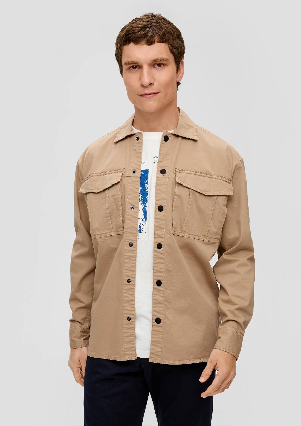 S.Oliver Overshirt Aus Twill