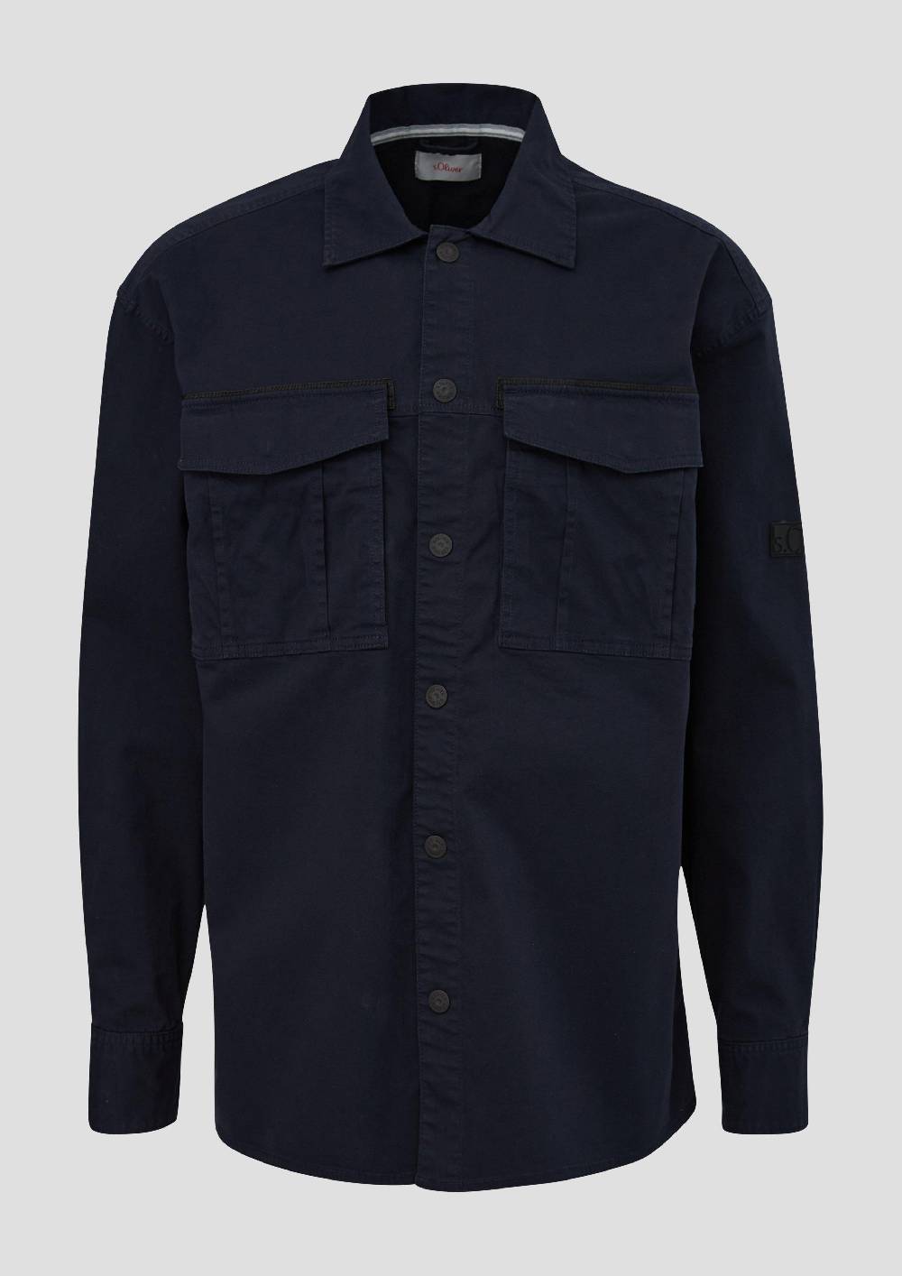 S.Oliver Overshirt Aus Twill