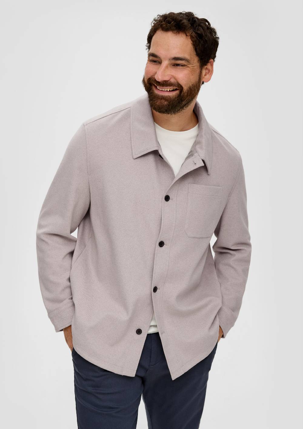 S.Oliver Overshirt Aus Viskosemix