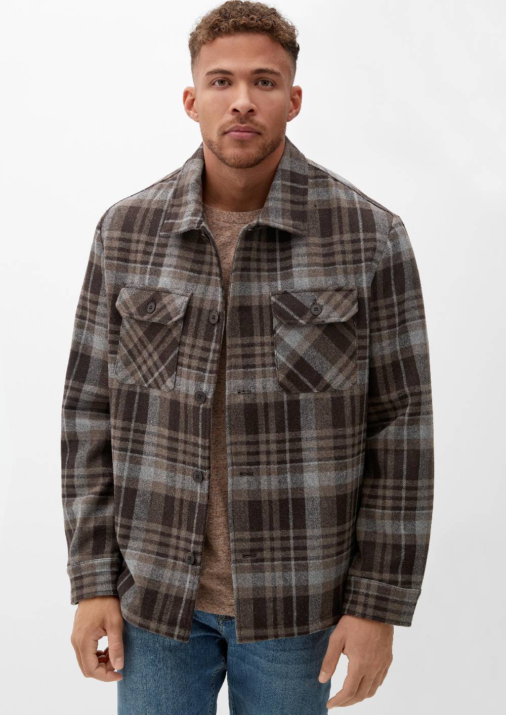 S.Oliver Overshirt Aus Wollmix