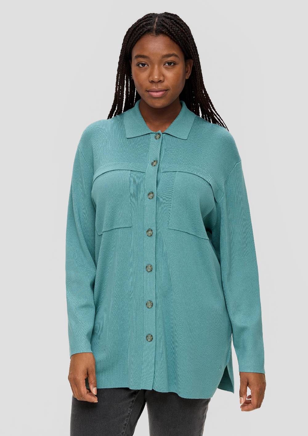 S.Oliver Overshirt Mit Aufgesetzten Taschen