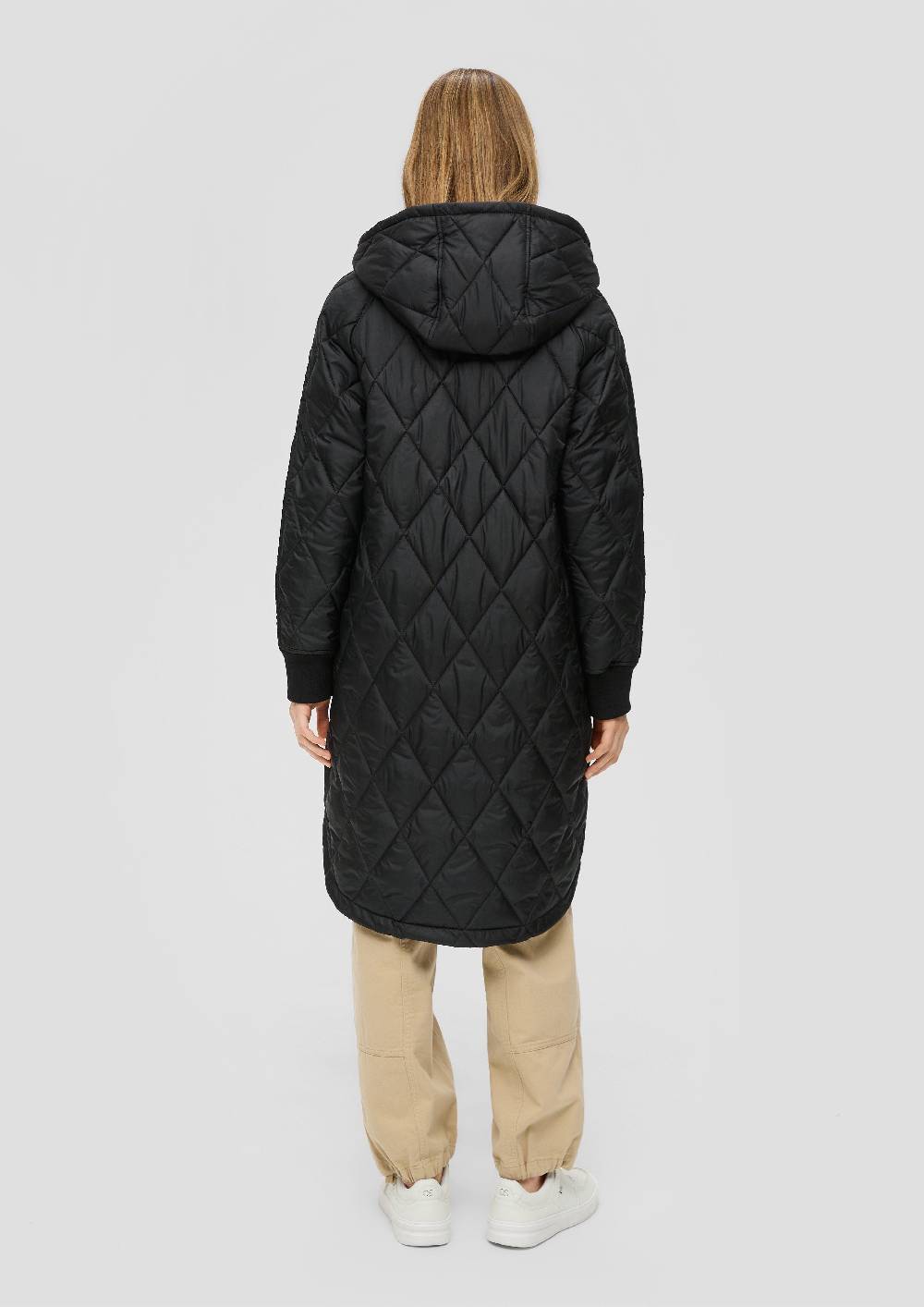 S.Oliver Oversize Mantel Mit Abgerundetem Saum