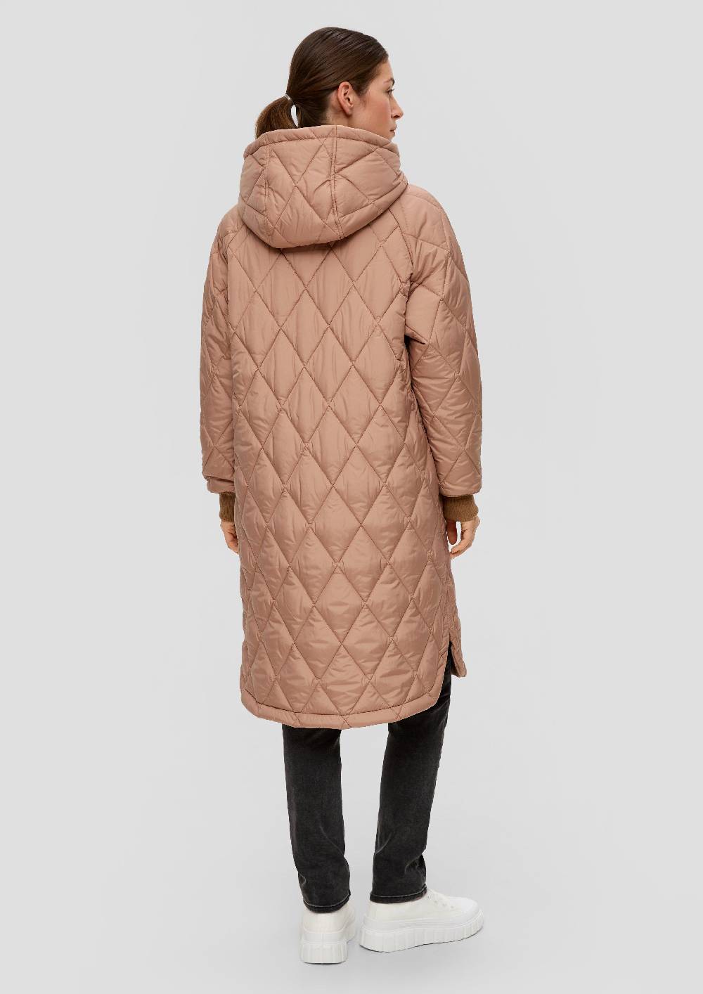 S.Oliver Oversize Mantel Mit Abgerundetem Saum