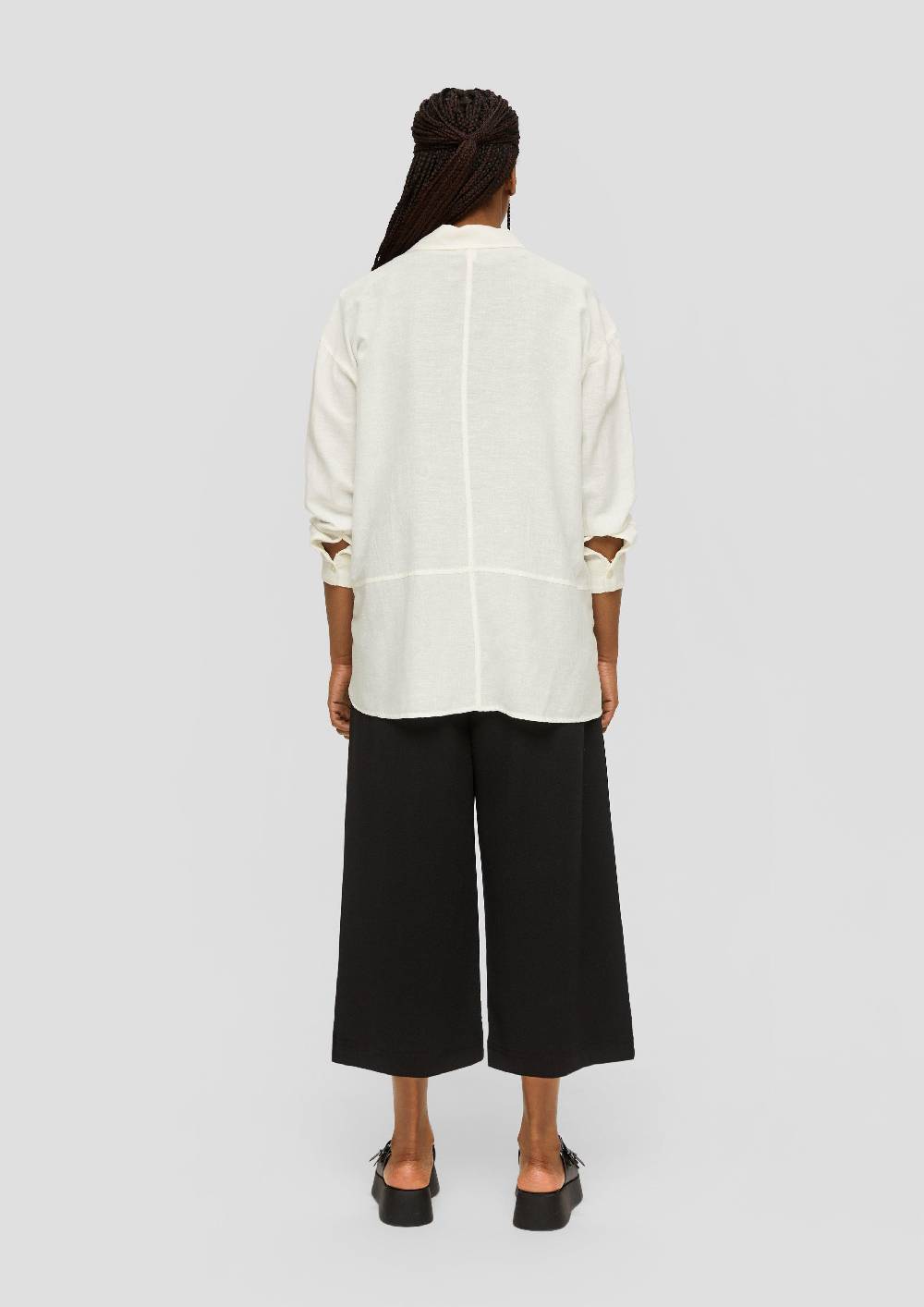 S.Oliver Oversized Bluse Aus Viskosemix