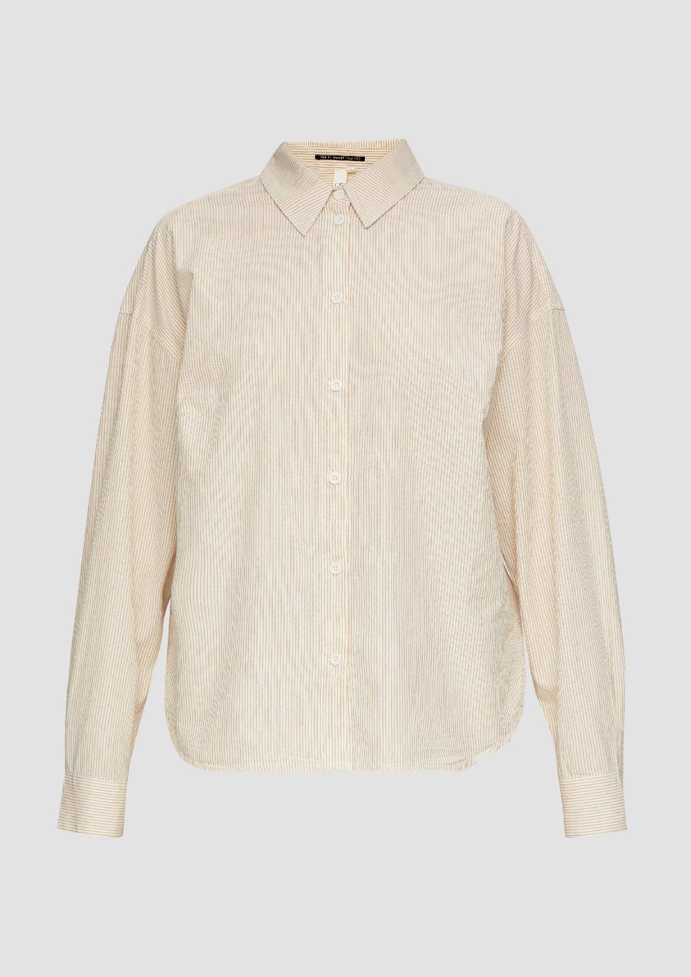 S.Oliver Oversized-Hemdbluse Aus Baumwolle