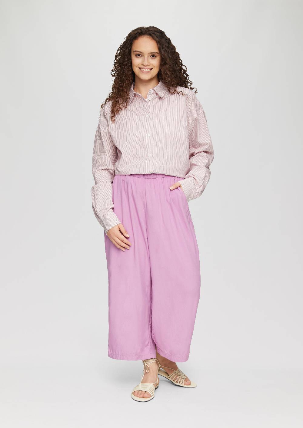 S.Oliver Oversized-Hemdbluse Aus Baumwolle