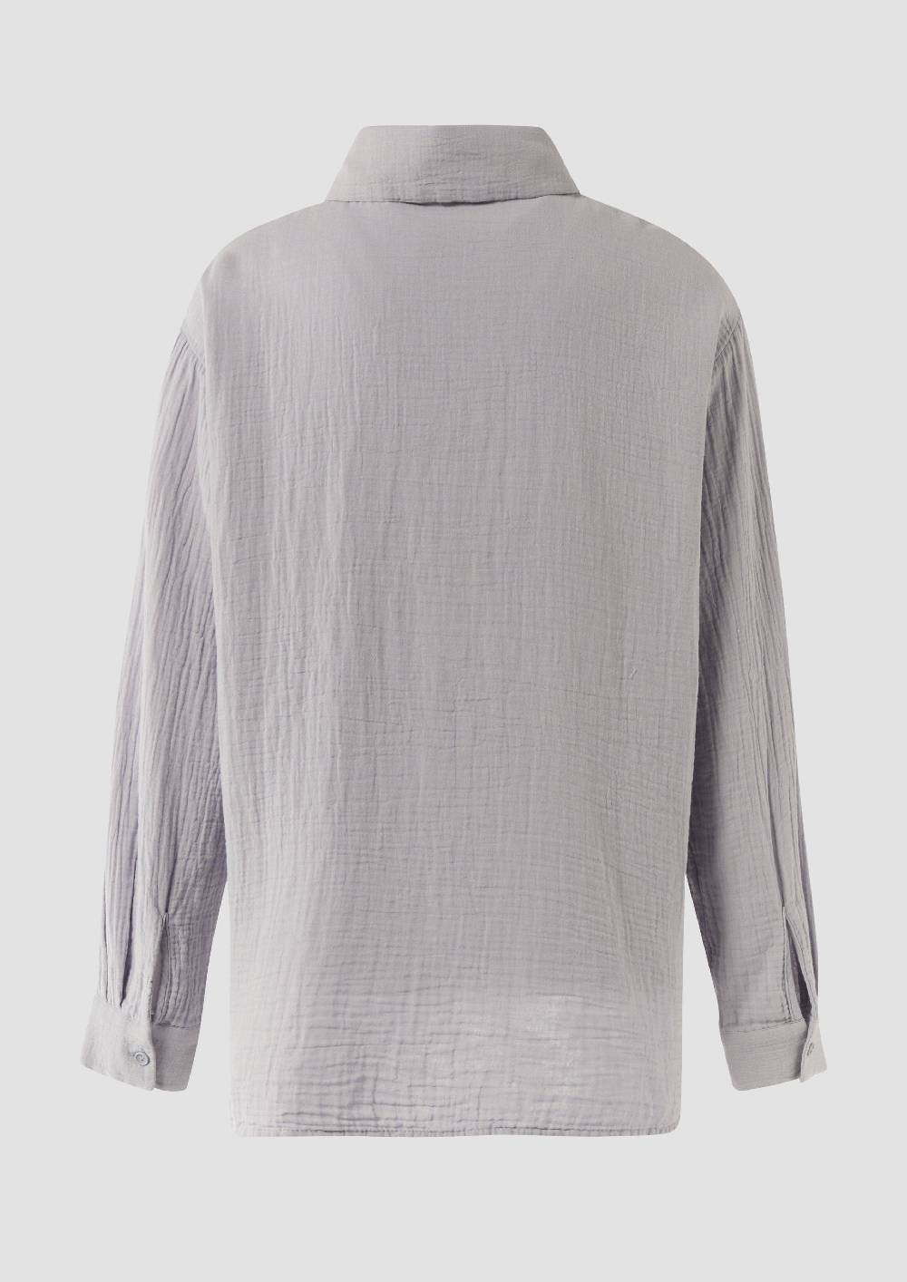 S.Oliver Oversized-Hemdbluse Aus Musselin