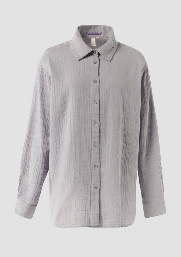 s.Oliver Oversized-Hemdbluse aus Musselin