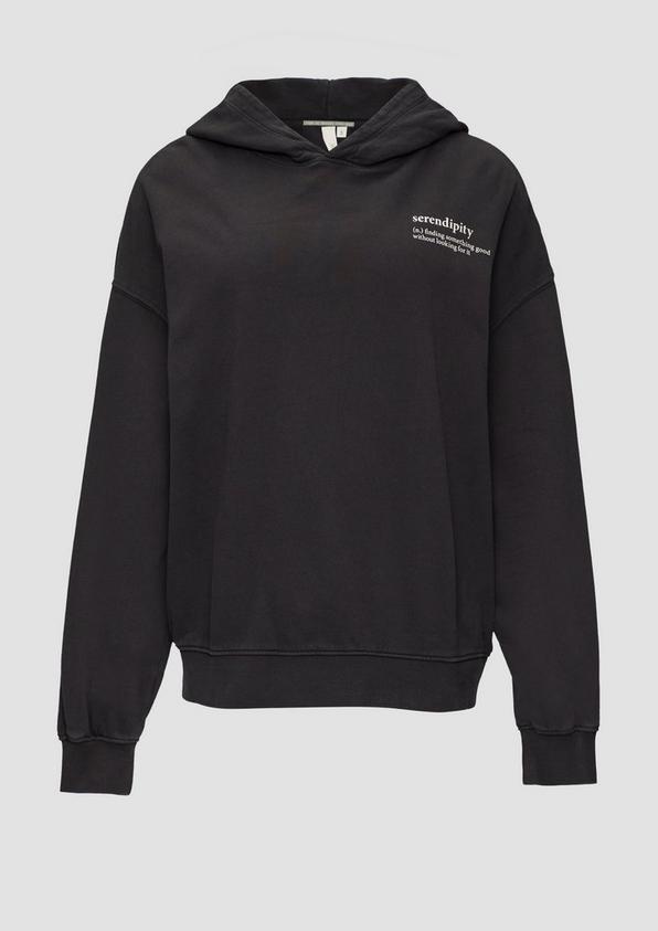 S.Oliver Oversized-Kapuzensweatshirt Mit Waschung