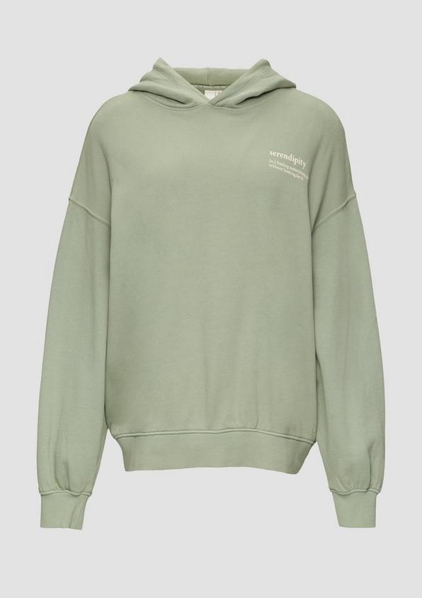 s.Oliver Oversized-Kapuzensweatshirt mit Waschung