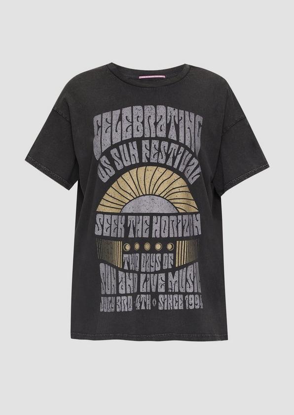 s.Oliver Oversized-Shirt im Vintage-Look