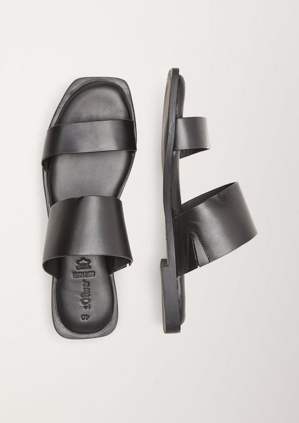 s.Oliver Pantoletten aus Echtleder