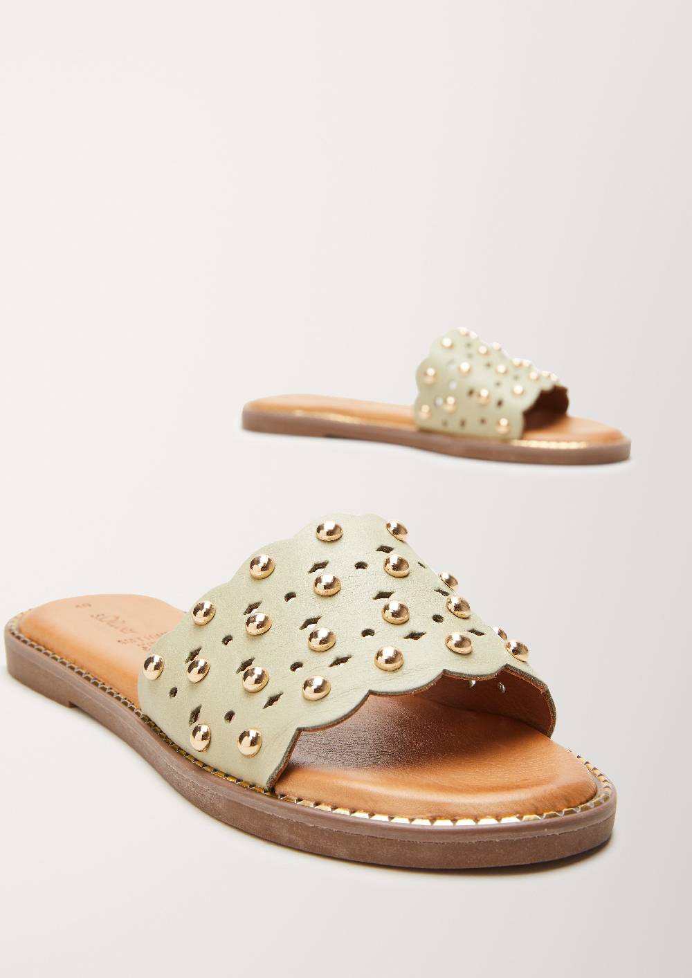 S.Oliver Pantoletten Aus Leder