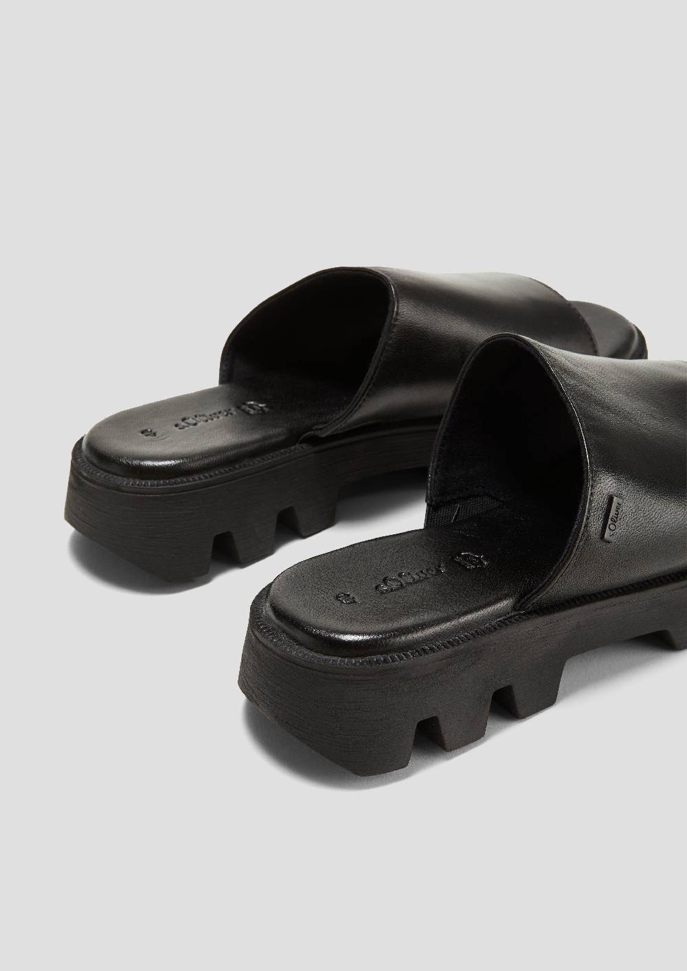 S.Oliver Pantoletten Aus Leder