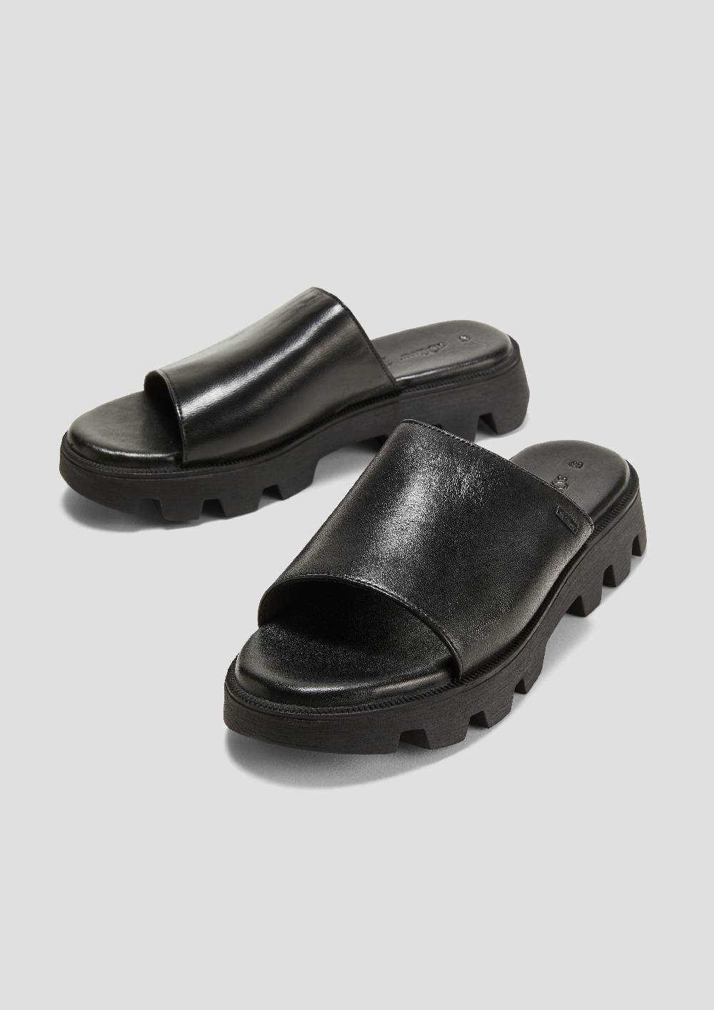 S.Oliver Pantoletten Aus Leder