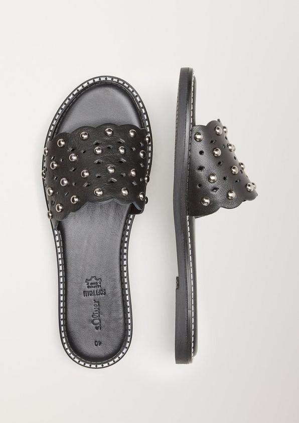 s.Oliver Pantoletten aus Leder