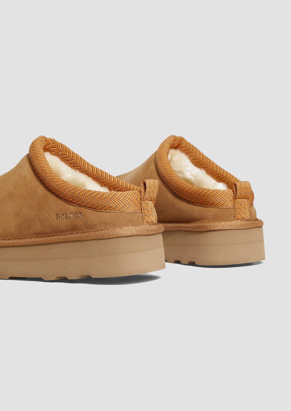 S.Oliver Pantoletten Aus Leder