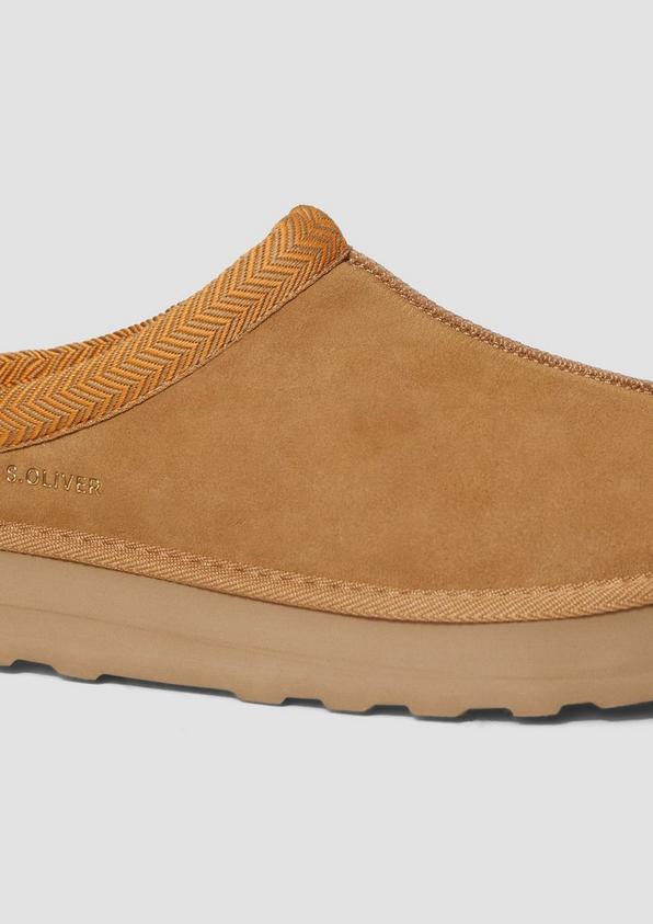 s.Oliver Pantoletten aus Leder