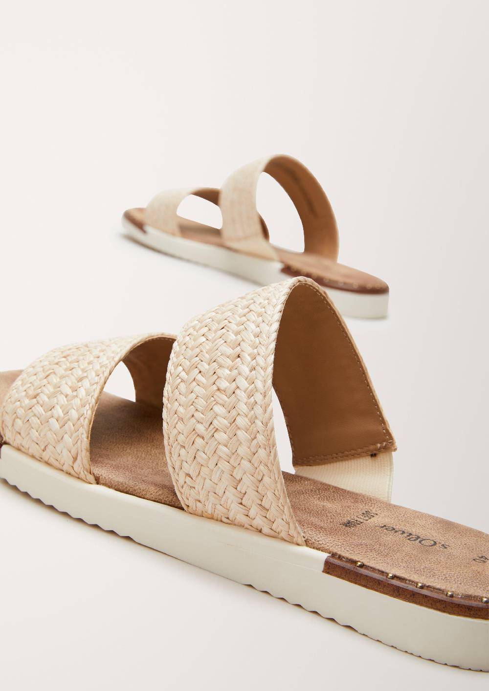 S.Oliver Pantoletten In Bast-Optik