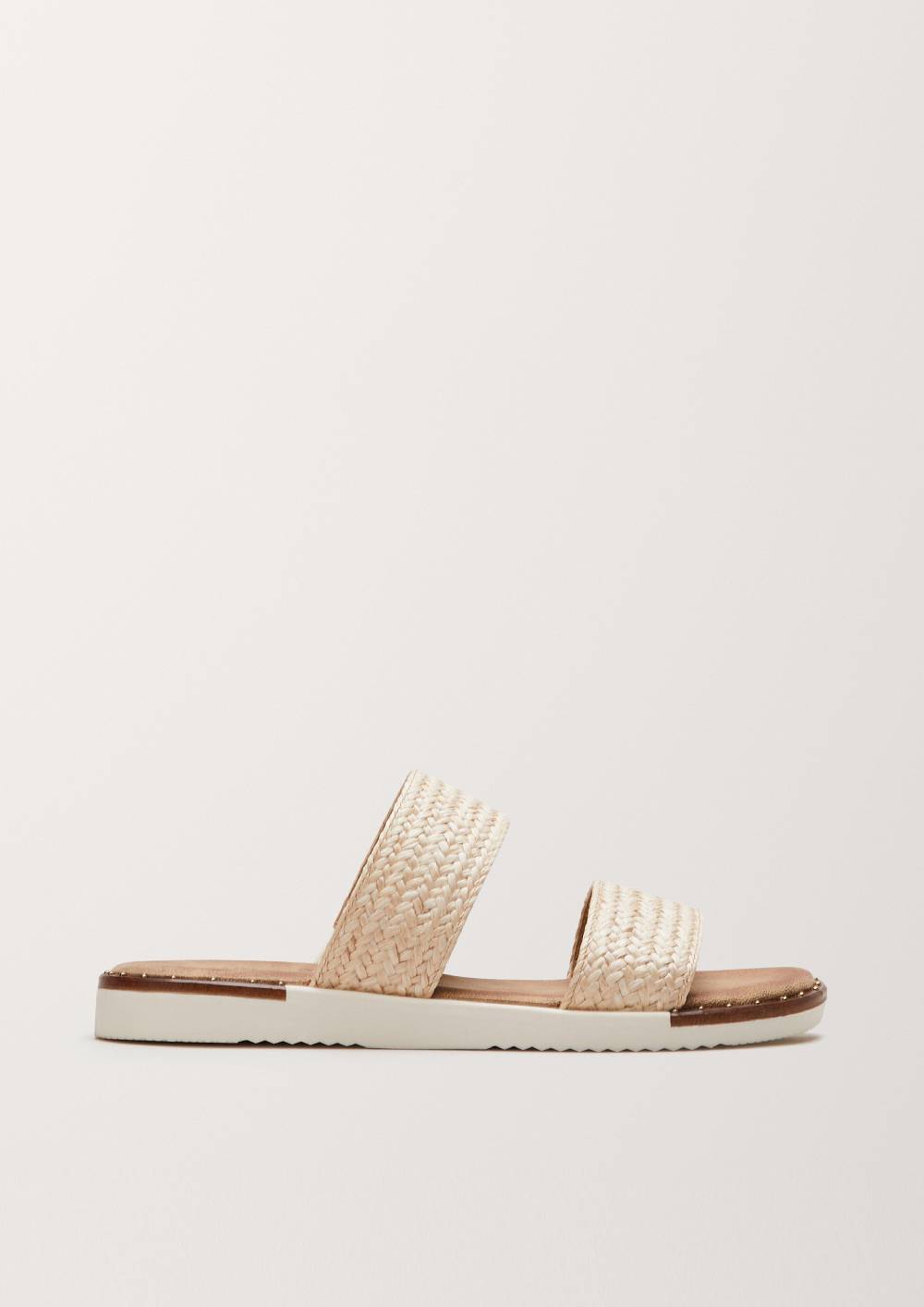 S.Oliver Pantoletten In Bast-Optik