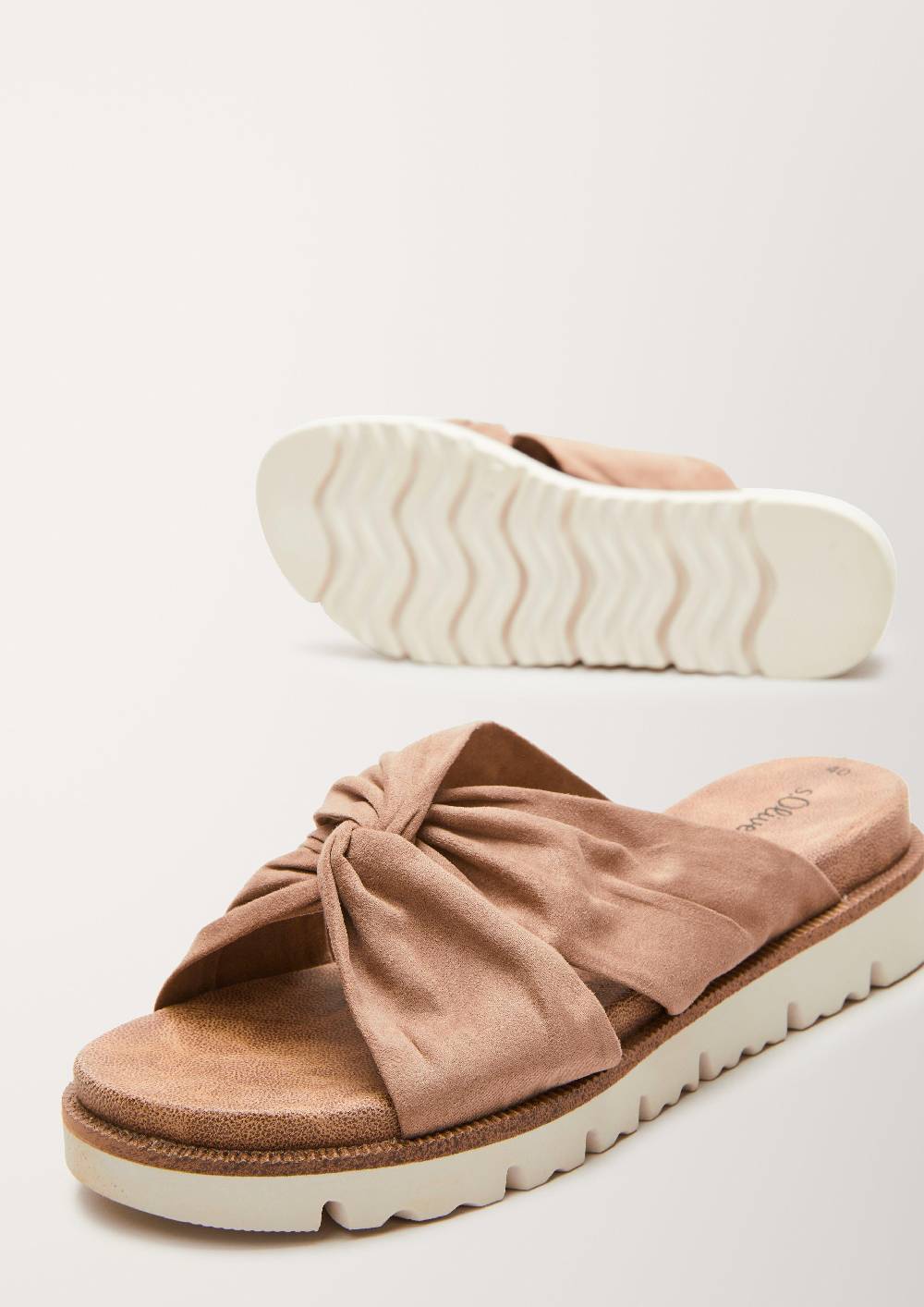 S.Oliver Pantoletten In Leder-Optik