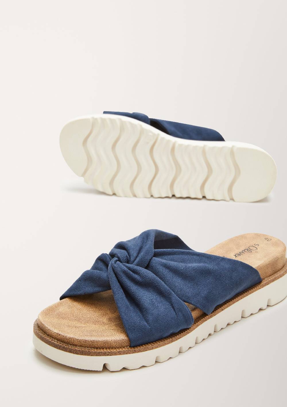 S.Oliver Pantoletten In Leder-Optik