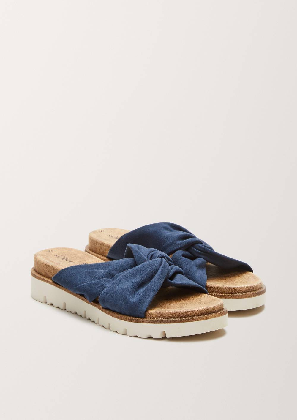 S.Oliver Pantoletten In Leder-Optik