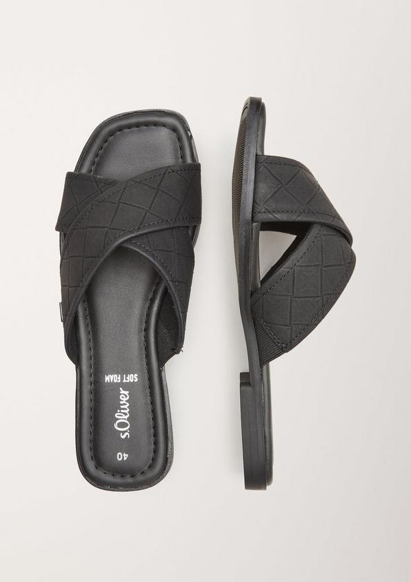 s.Oliver Pantoletten mit Webmuster