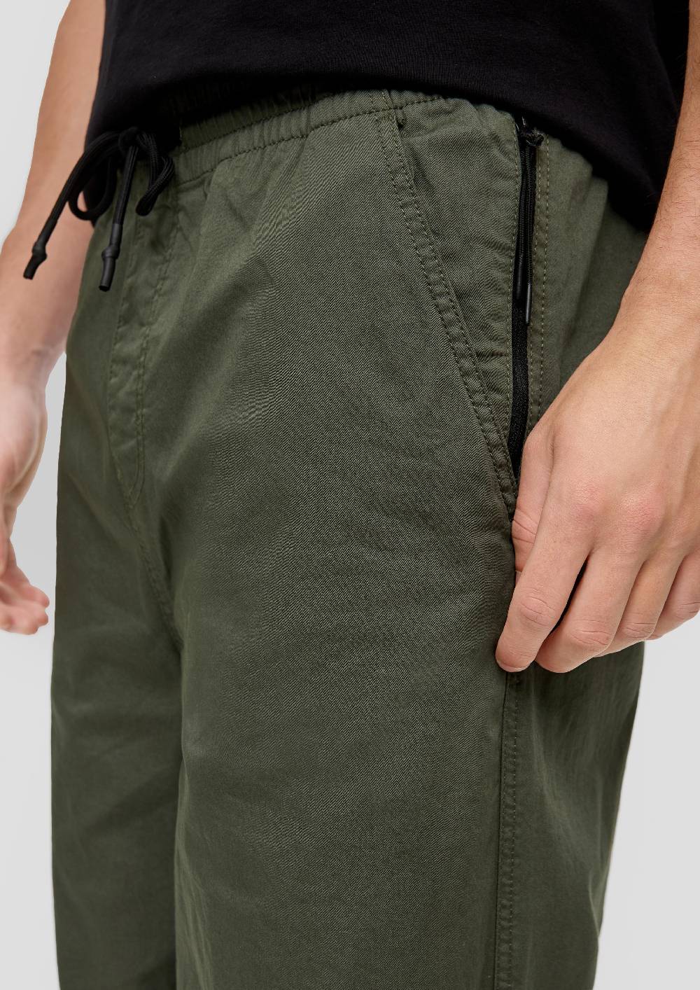 S.Oliver Parachute-Hose Aus Baumwollstretch