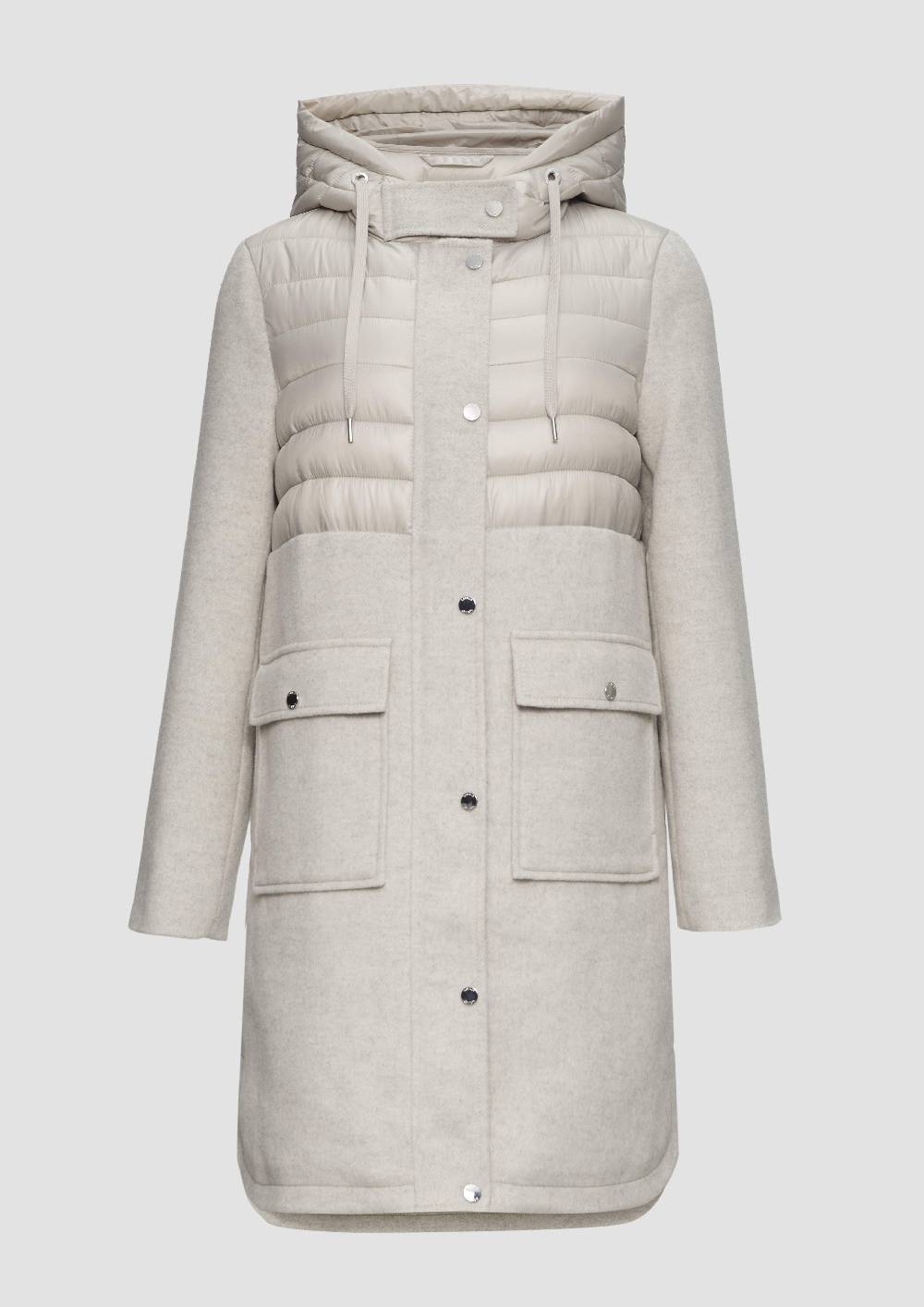 S.Oliver Parka Im Fabricmix