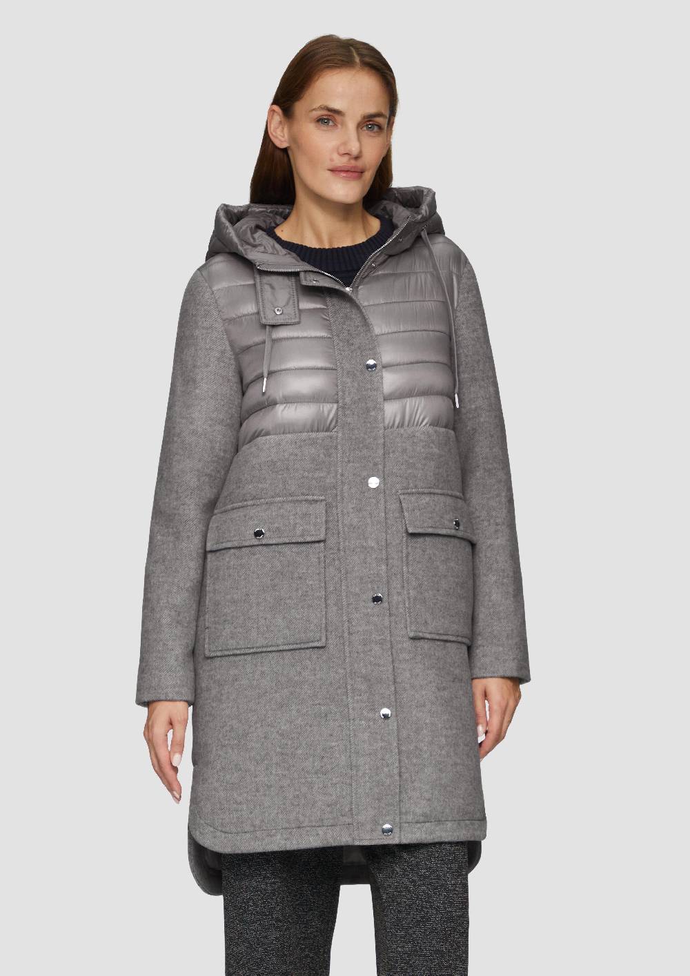 S.Oliver Parka Im Fabricmix