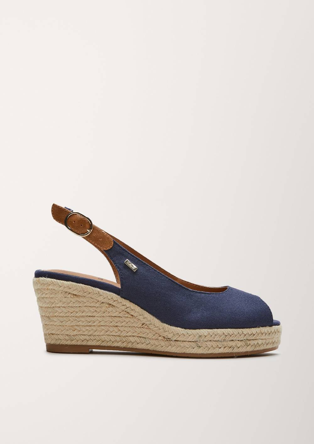 S.Oliver Peeptoes Mit Keilabsatz