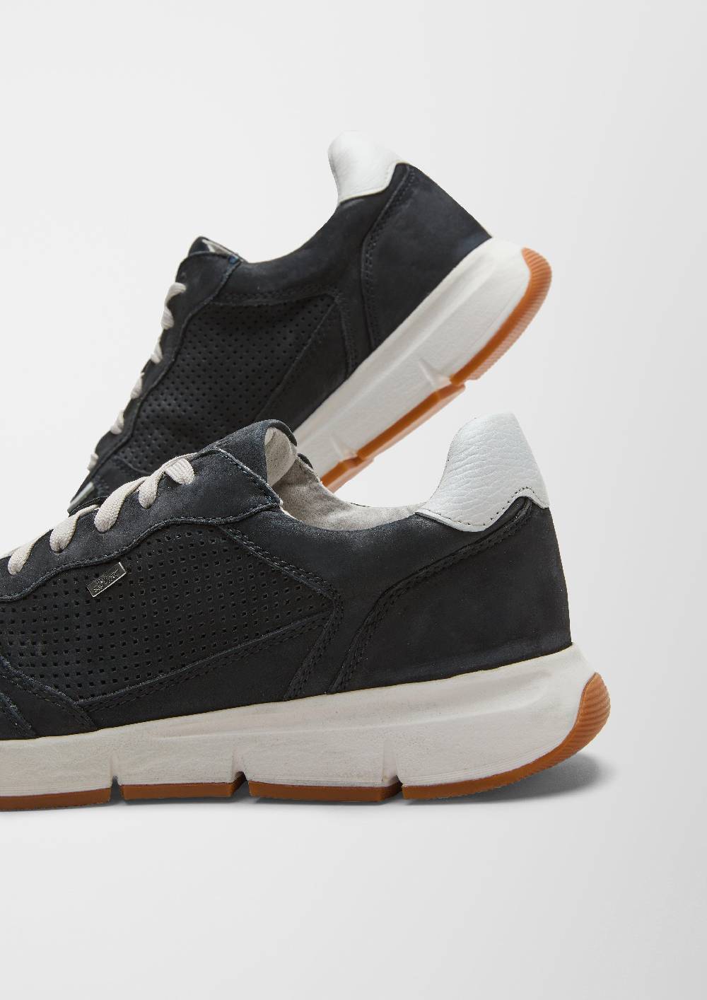 S.Oliver Perforierte Ledersneaker