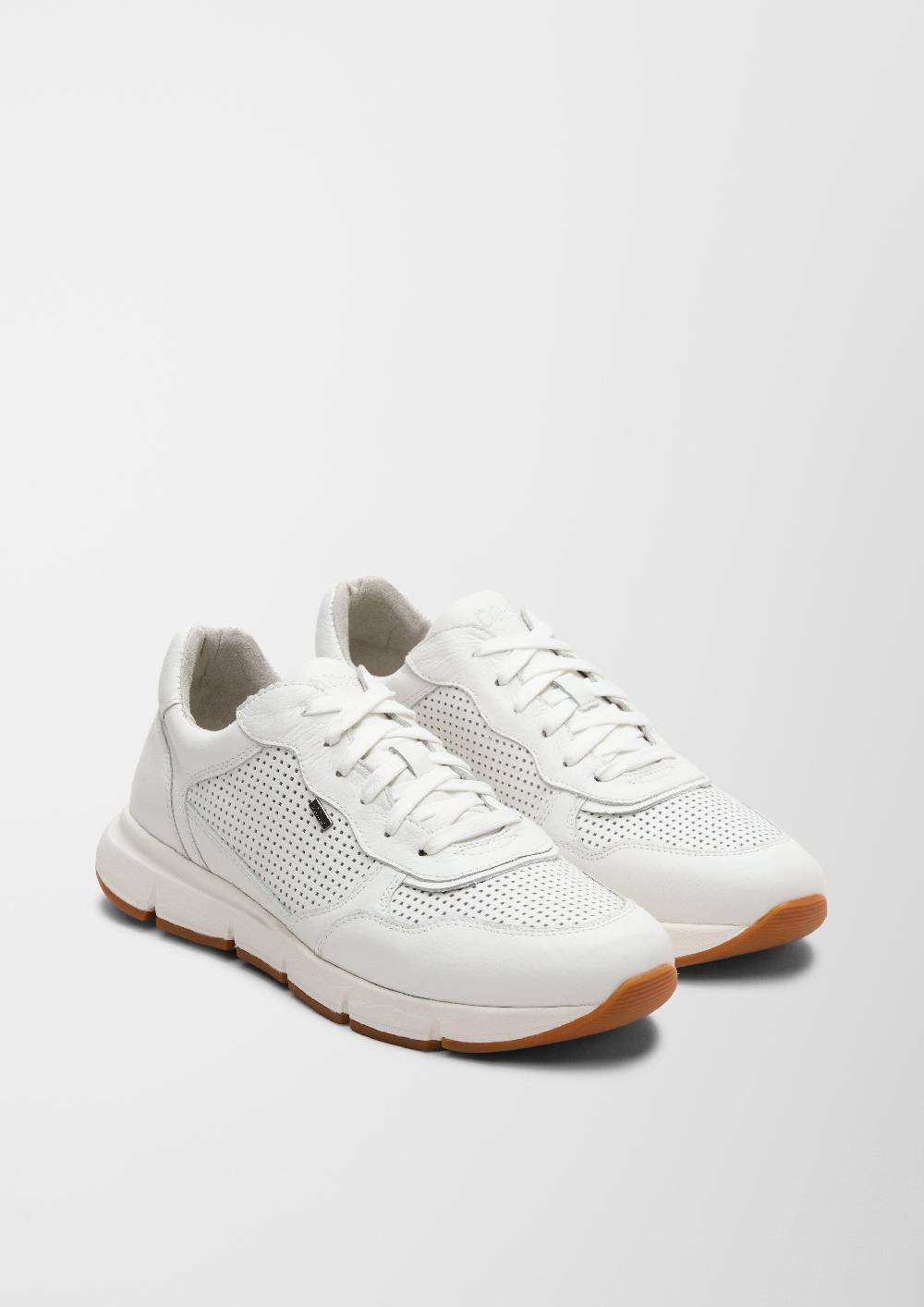 S.Oliver Perforierte Ledersneaker