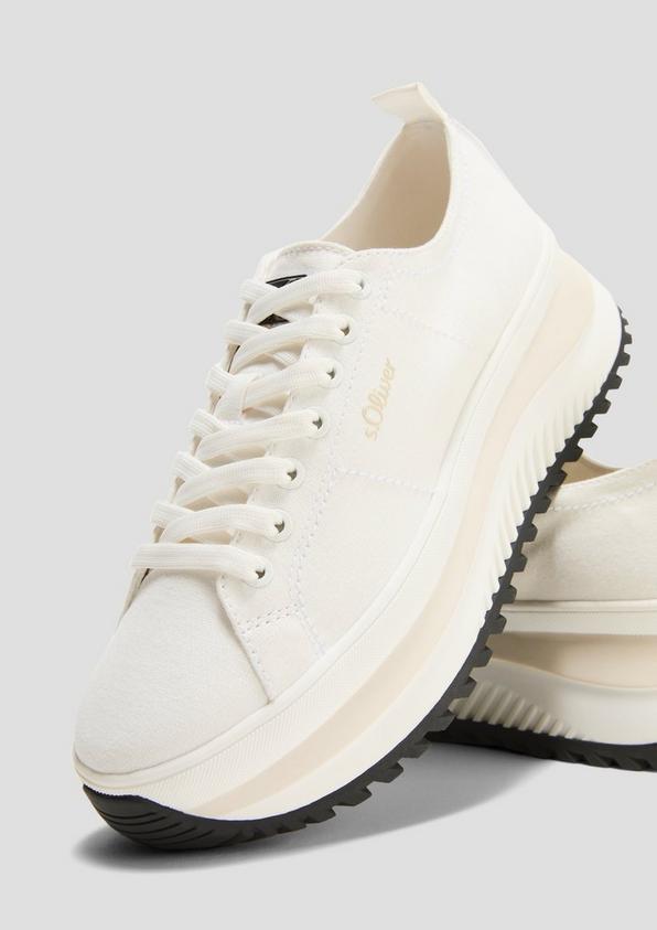 s.Oliver Plateau-Sneaker in Bicolor-Optik
