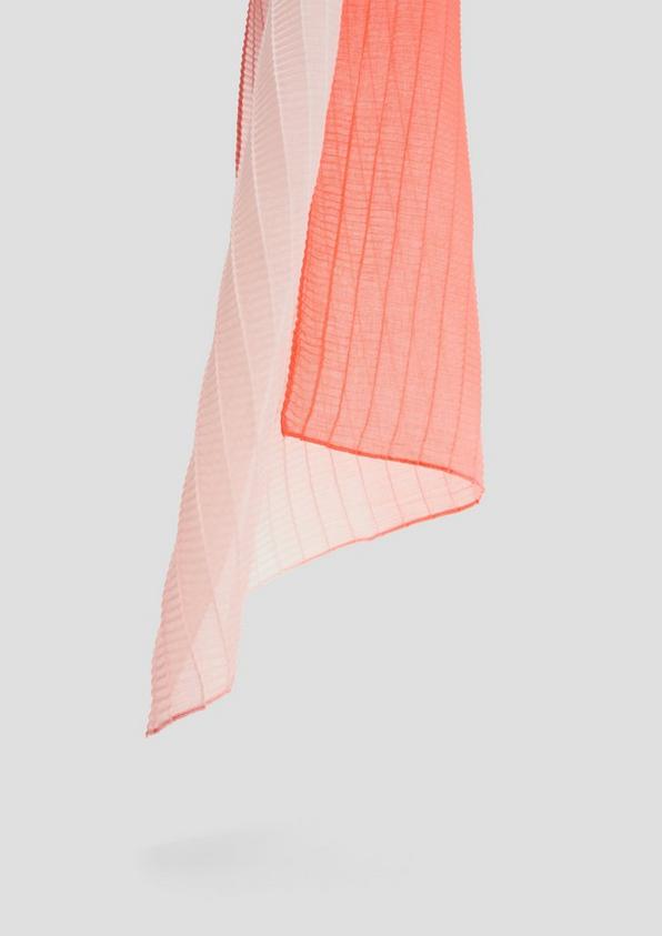 s.Oliver Plissierter Schal mit All-over-Muster